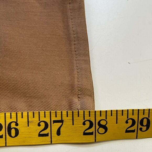 L'AGENCE Rochelle High Rise Coated Pull-On Skinny Jeans Nutmeg. Large - Picture 8 of 10